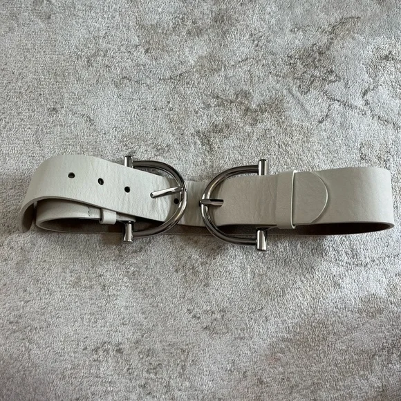 Accessories | B Low The Belt White Double Latch Belt | Poshmark display picture 1
